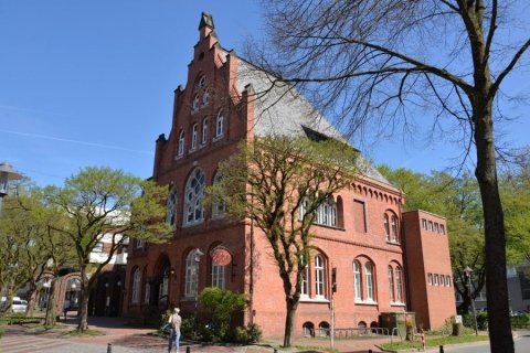 Das Kulturforum Steele von au&szlig;en. 